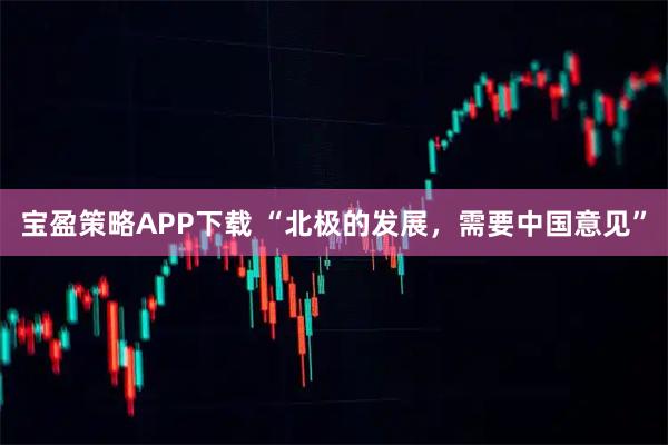 宝盈策略APP下载 “北极的发展，需要中国意见”