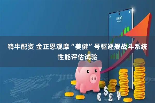 嗨牛配资 金正恩观摩“姜健”号驱逐舰战斗系统性能评估试验